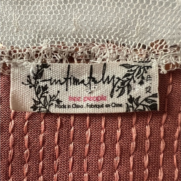 Free People Intimately Rose Gold Sparkly Sequin Cami Tank Top Top Size XS - Picture 6 of 6